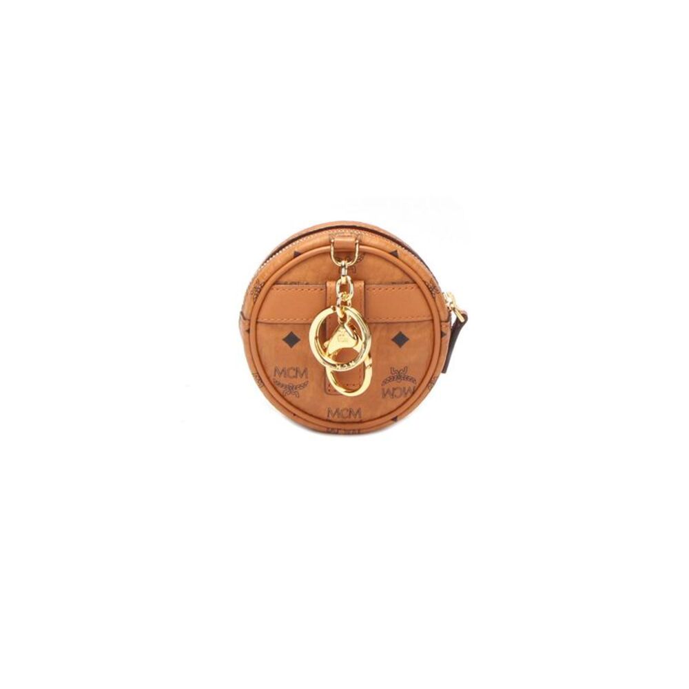 Pre Loved MCM  Patricia Visetos Coin Purse Cognac - Picture 3 of 8